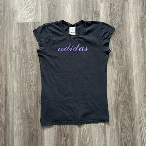 Vintage Made in Canada Adidas Black Tee